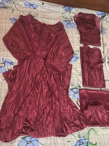 Night Wear 4p Set Bridal