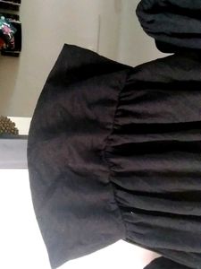 Black Off-Shoulder Blouse
