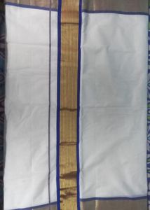 Kerala Kasav Saree Without Blouse