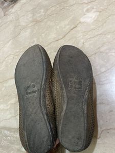 Bata Charcoal Grey (slight Shimmer) Bellies