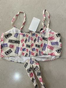 Smiley World Crop Top