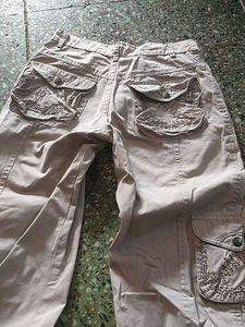 Embroidered Cargo Pants