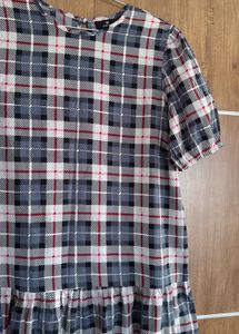 Stylish Plaid Mini Dress