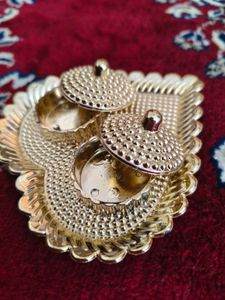 Golden Haldi Kumkum Dani