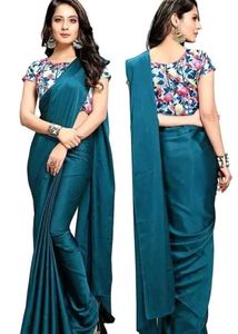 Silk Saree With Stiched Blouse