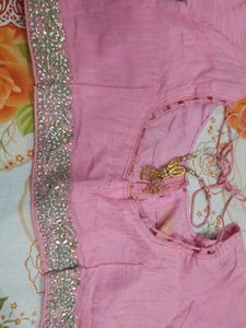 Pink Embellished Blouse