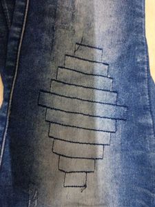 Lotus Embellished Denim Jeans