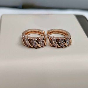 Rose Gold Hoop Earrings