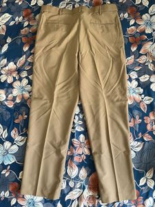 Classic Light Beige Formal Trousers for Men