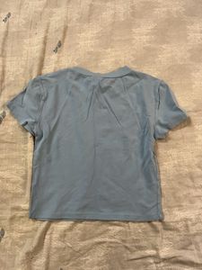 Baby Blue H&amp;M Crop Top