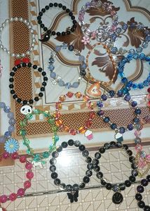 Beaded Charm Bracelets - Handmade