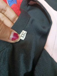 Black &amp; Pink One Piece Dress