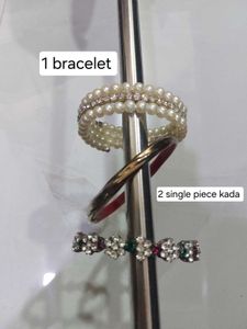 49 Bangles+ Bracelet+ Kada Necklace