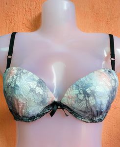 Lace Print Push-Up Bra