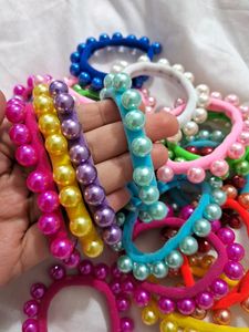 20 Pieces Multicolor Stone Rubber Band