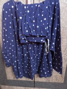 Starry Blue Night suit Set