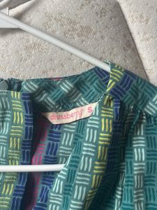 Patterned Green Jumpsuit