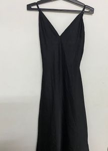Elegant Black Slip Dress