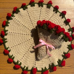 Crochet Rose Blanket Bouquet 💐