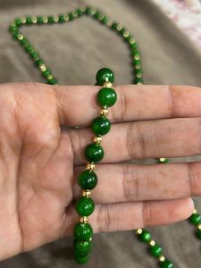 Green Beaded Necklace