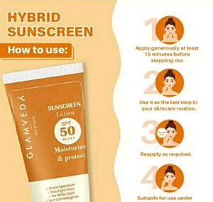 Hybrid Sunscreen Lotion Spf 50 PA+++ |