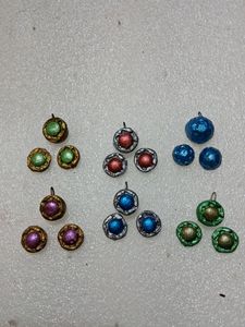 6 Sets Of Terracotta Pendant And Earring