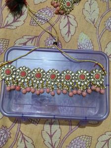 Necklace Set With Mangtika