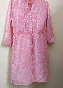 Peach 🍑 Colour Chiffon Tunic