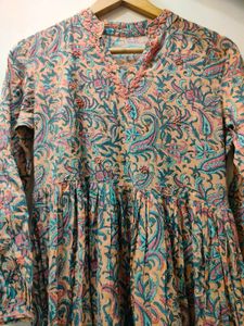 Floral Print Long Sleeve Dress