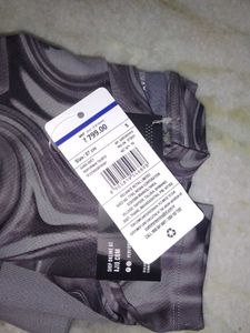 Gray Swirl Long Sleeve Top