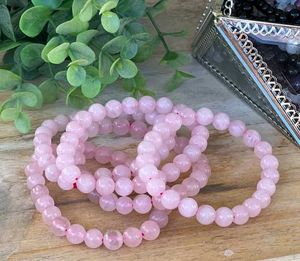 Rose Quartz Beaded Bracelet