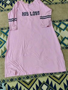 Patterned T-Shirt Dress