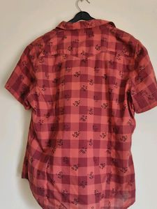 Levis Checkered Dark Orange Shirt