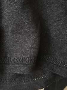 Black Crop Sweater Full Sleeves