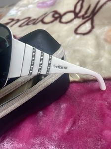Vogue White Shield Sunglasses