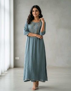 Elegant Embroidered KURTA