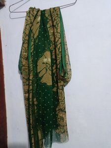 Green Gorgette Duppatta