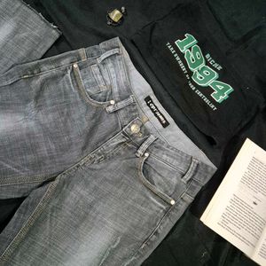 Low Waist Y2K Denim Straight Fit