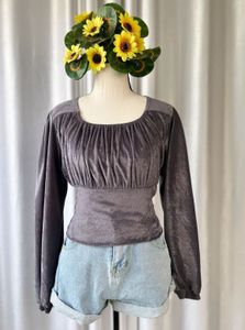Korean Velvet Top