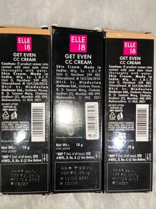 Elle18 3 Cc Creams + Blush