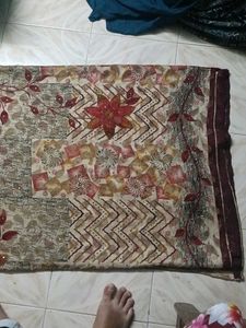 Elegant Floral Saree