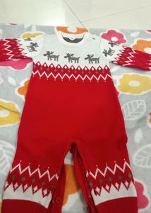 6-9 Months Woolen Baby Romper