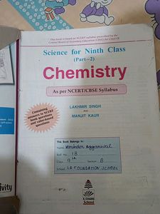 Science.  S Chand  Chemistry Class 9