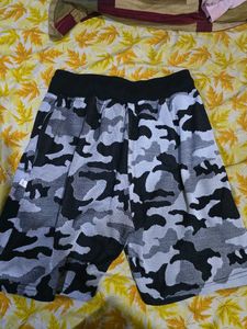 Camo Print Shorts