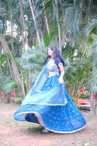 Mirror Work Heavy Flair Lehnga