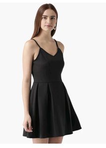 Black Fit &amp; Flare Dress