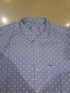Casual Peter England Light Blue Shirt
