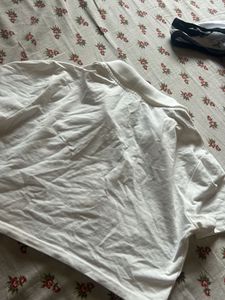 H&amp;M Vintage White Polo Shirt