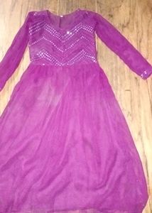 Elegant Purple Dress