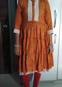 Tiered Printed Kurta